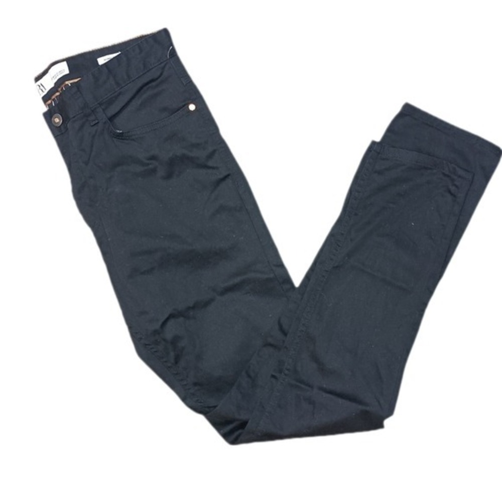 Zara Skinny Fit Black Pants SKUW488
